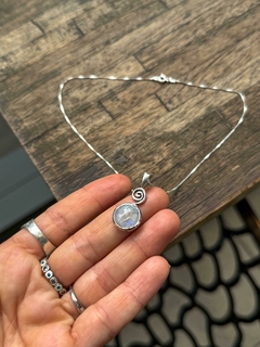 Pingente Espiral Pedra da Lua na internet