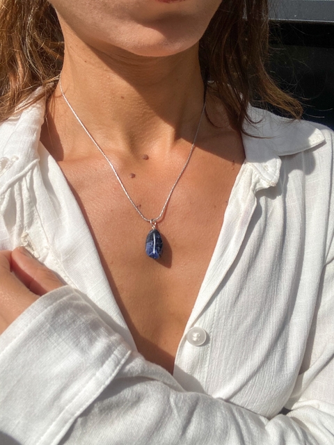 Pingente Forma Livre Sodalita