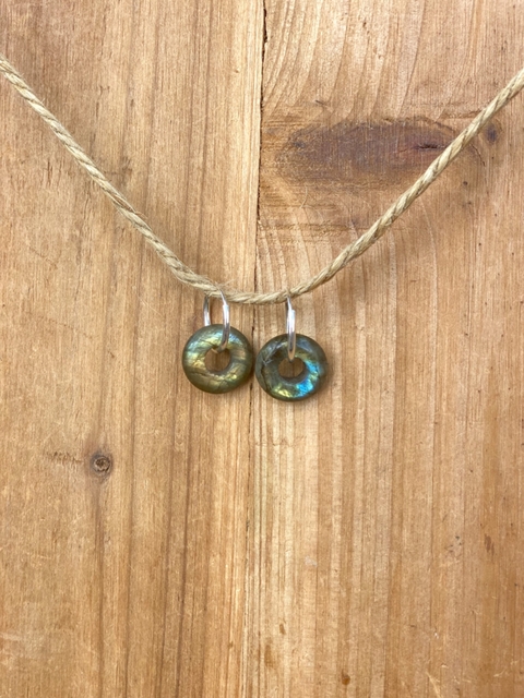 Brinco Geométrico Labradorita