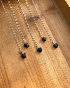 Pingente Coração de Obsidiana na internet