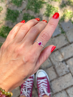 Anel de Rubi Gotinha - comprar online