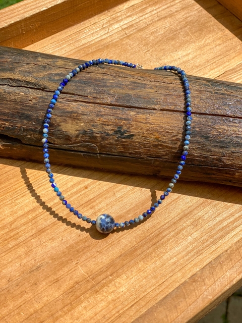 Choker Lápis Lazúli