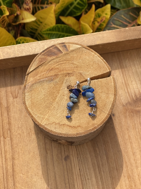 Brinco Apachetas de Lápis-lazúli