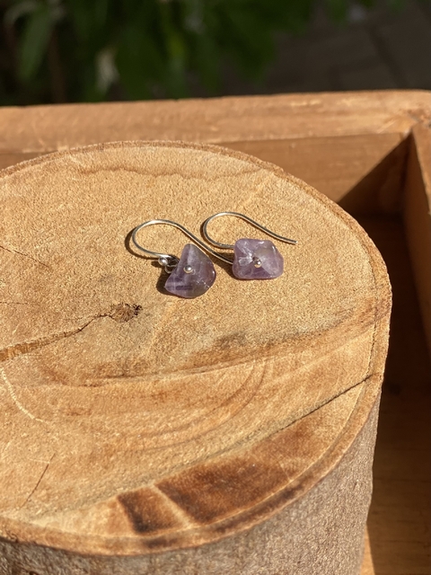 Brinco Penduradinho Ametista