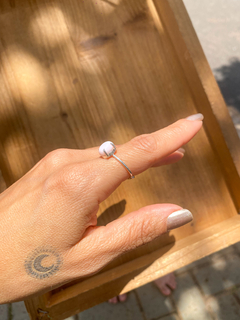 Anel Opala Rosa Regulável na internet