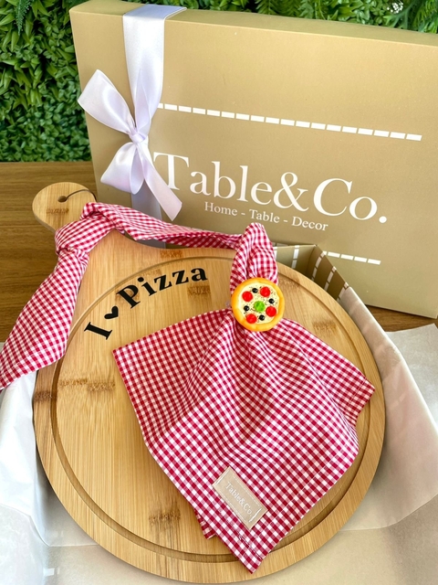 Kit Tábua de Pizza Personalizada