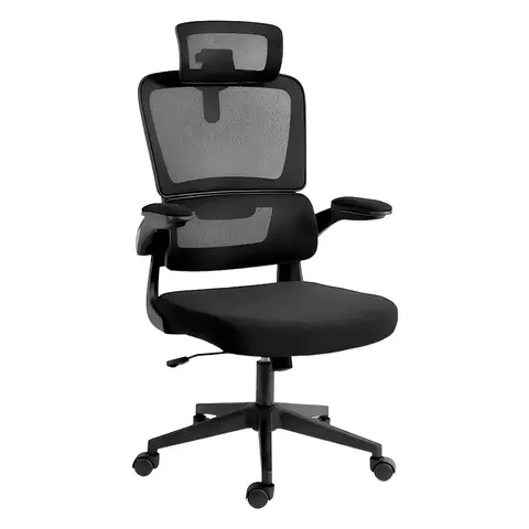 Cadeira Office Ergonômica Redragon Hela Black C214-B, Apoio Lombar e Cabeça, Suporta Até 130KG