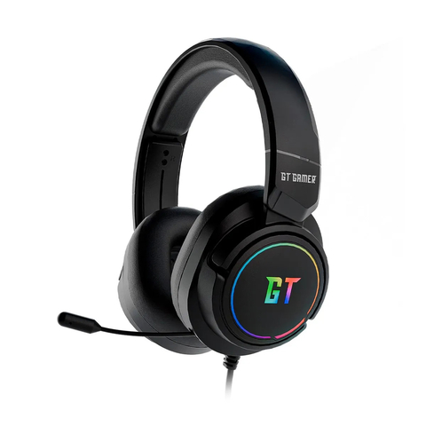 Headset Gamer GT Nebula Black Led RGB Surround 7.1 USB