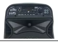 Caixa de Som Bluetooth Grasep D-BH6101 15W RMS Led Rgb com Microfone e Controle USB/MicroSD/BT/FM/AUX/1 MIC - loja online