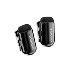 Kit Case com 2 Microfone Profissional de Lapela Sem Fio Maono Wave T1 Mini WM622 Lightning - WZetta: Pcs, Eletrônicos, Áudio, Vídeo e mais