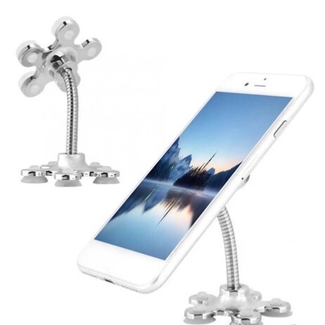 Suporte Celular de Mesa Ventosa 360º Flor