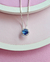 Colar azul cravejado