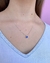 Colar azul cravejado - comprar online