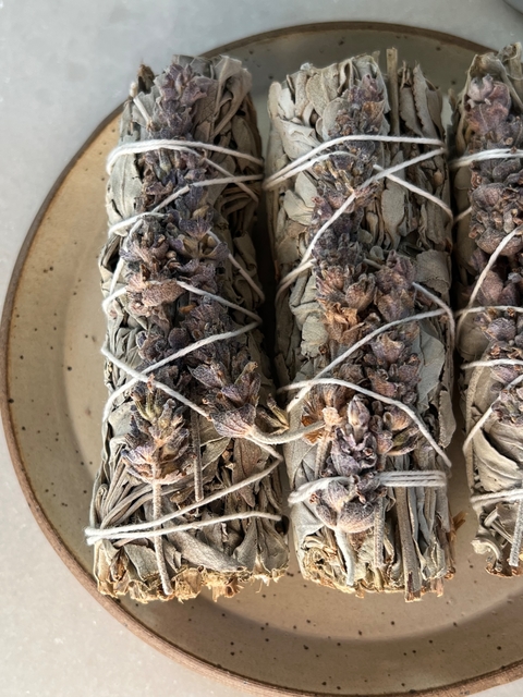 Incenso Natural de Sálvia Branca