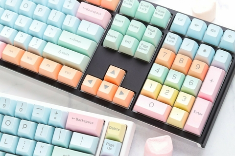 SET DE TECLAS DUCKY COTTON CANDY 108 TECLAS DOUBLE SHOT KEYCAP en internet