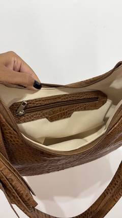 Imagem do Bolsa Baguete Couro Onix