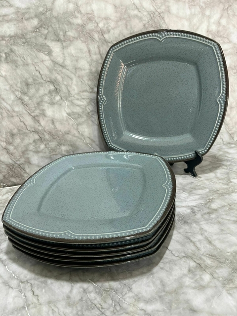 Plato Ceramica Cuadrado
