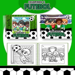 Livro para Colorir - Futebol na internet