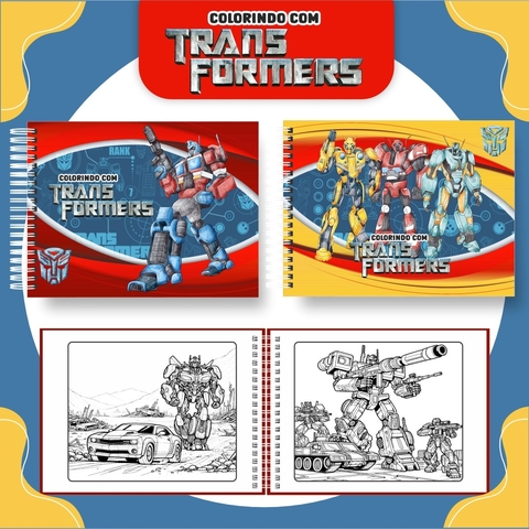 Livro para Colorir - Transformers - comprar online
