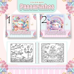 Livro para Colorir - Jardim de Passarinhos na internet