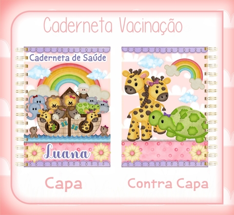 Caderneta de Vacinas - Arca de Noé Menina