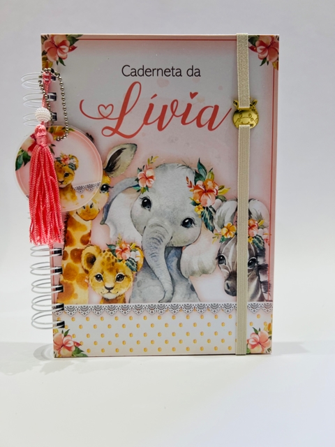 Caderneta de Vacinas - Safari Menina