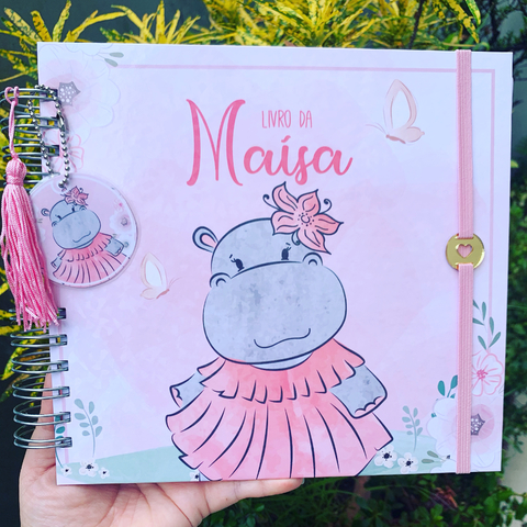 Livro do Bebê - Hipopótamo Menina