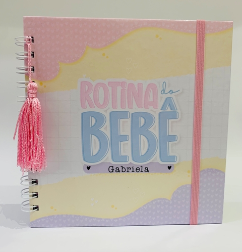 Caderno de Rotina do Bebê - Menina