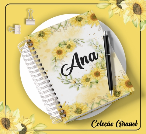 Agenda Permanente - Coleção Girassóis