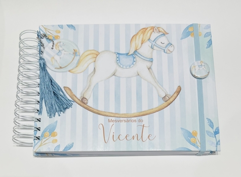 Álbum Mesversário - Cavalo de Balanço Menino - comprar online