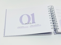 Álbum Mesversário - Neutro Lavanda - loja online