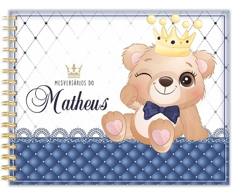 Álbum Mesversário - Ursinho Príncipe