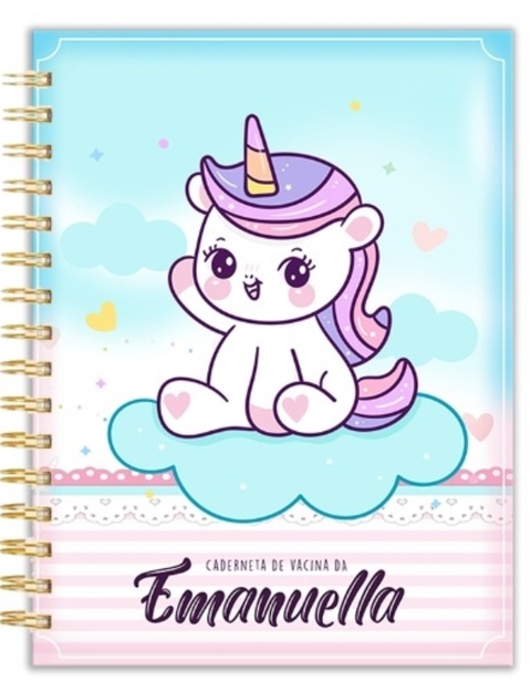 Caderneta de Vacinas - Unicórnio