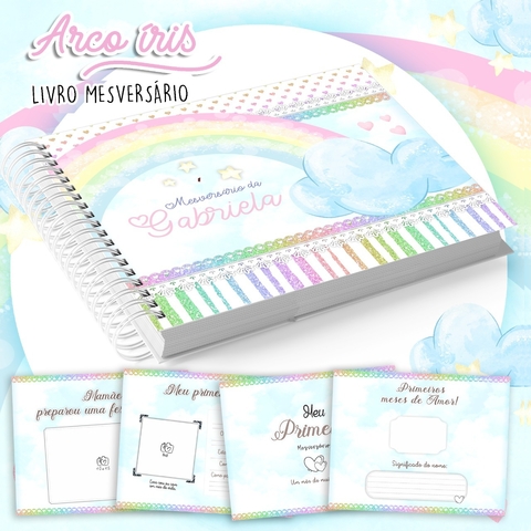 Álbum Mesversário - Arco-íris