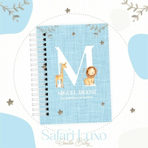 Caderneta de Vacinas - Safari Monograma
