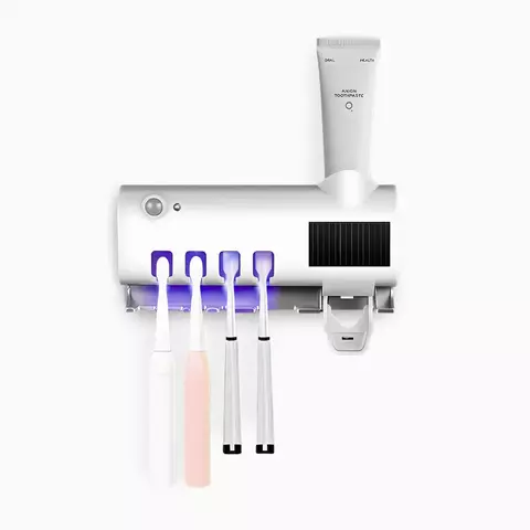 Suporte para Escova de Dentes Esterilizador com Luz UV - Dis