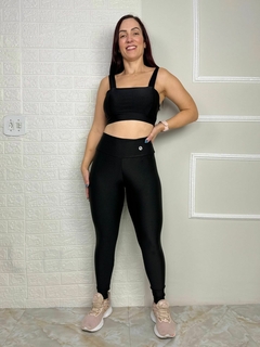 Conjunto de Calça Poliamida Cirré Top de Alça - comprar online