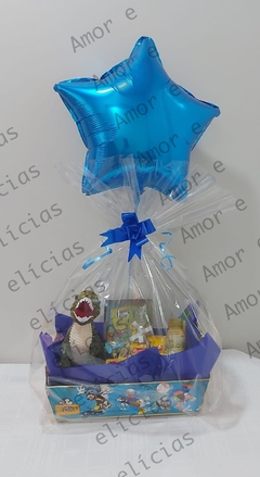 Cesta Café da Manhã Tema Dinossauro - comprar online