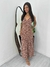 Vestido Longo Florido | Marrom - loja online