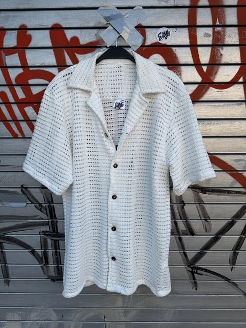 Camisa Crochet blanco - comprar en línea
