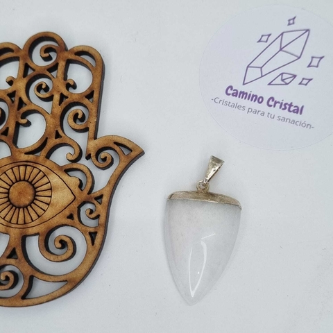 DIJE GARRITA DE CUARZO BLANCO
