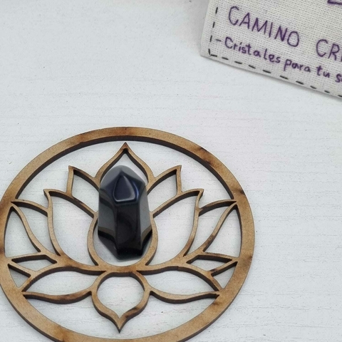 OBELISCO DE OBSIDIANA NEGRA