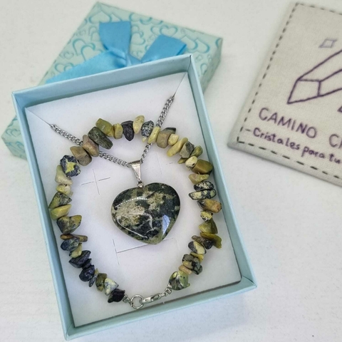 CONJUNTO CORAZÓN SERPENTINA