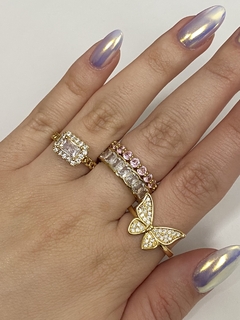 Anel Borboleta Micro Zircônia na internet