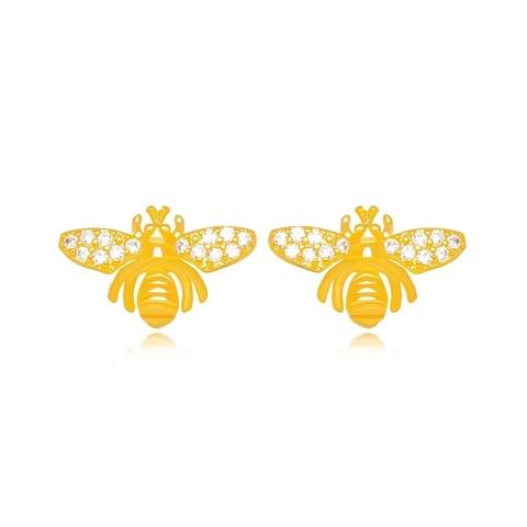 Brinco Abelha Micro Zircônia