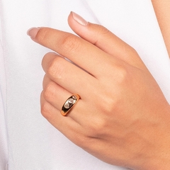 Anel 3 Corações Zircônia - comprar online