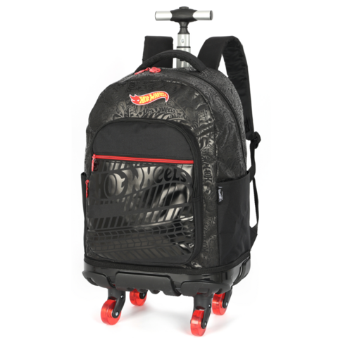 Mochila Rodinhas Skate 360 HOT WHEELS Preto Luxcel MC47782HW