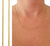 CORRENTE VENEZIANA 60CM - SEMIJOIA - comprar online