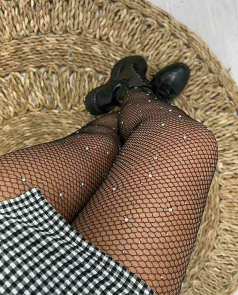 Meia de brilho