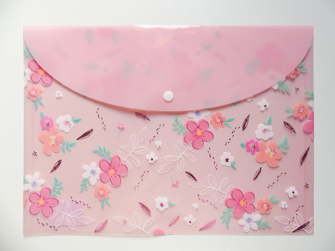 Pasta A4 - Love Flowers - 4 Modelos